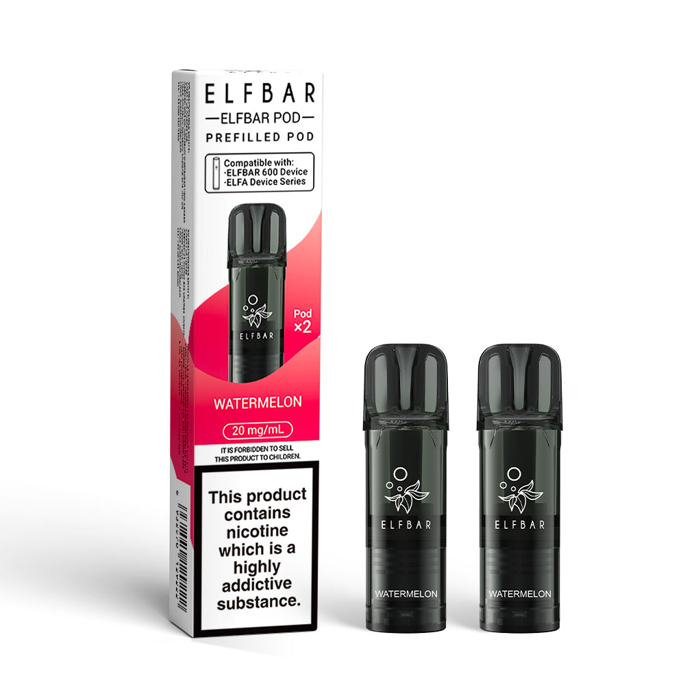 Elf bar 600 Prefilled Pod Puffs 2% Nic - 10 Packs