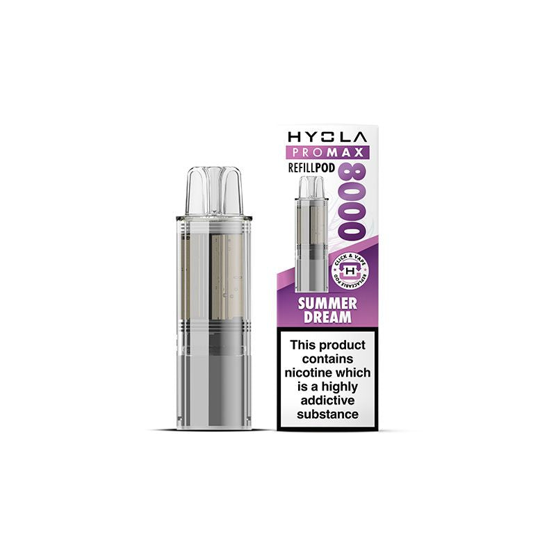 Hyola Pro Max 8000 Puffs Refillable Pods