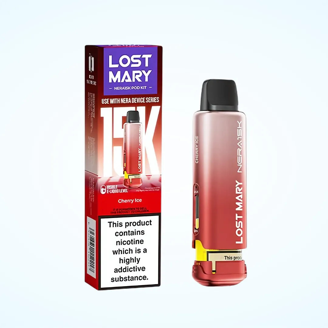 Lost Mary NERA 15K Puffs Pods Refill TPD 2% Nic - 5 Packs