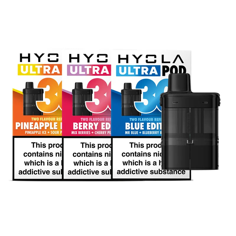 Hyola Ultra 30K Puffs Prefilled Pods, 2% Nic - 5 Packs