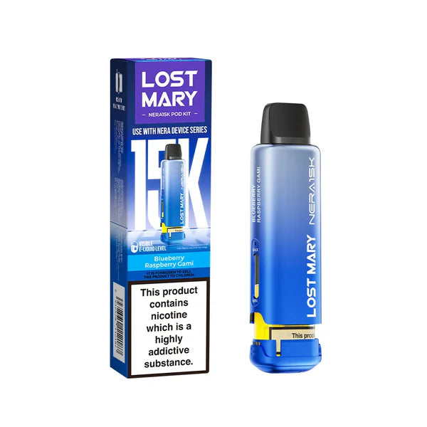 Lost Mary NERA 15K Puffs Pods Refill TPD 2% Nic - 5 Packs
