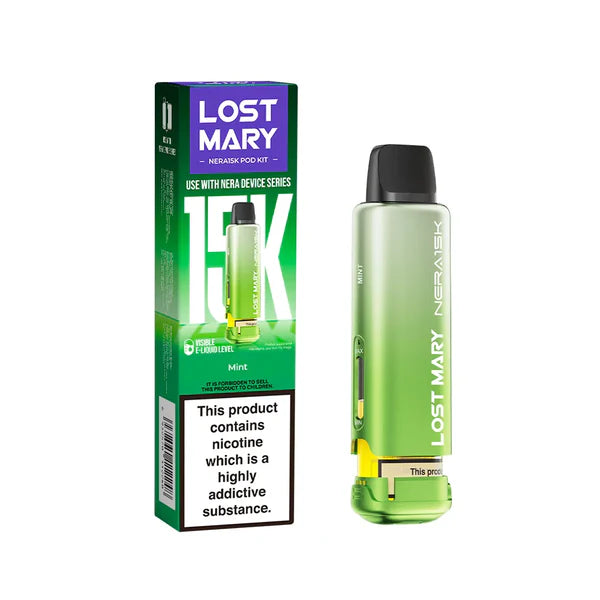 Lost Mary NERA 15K Puffs Pods Refill TPD 2% Nic - 5 Packs