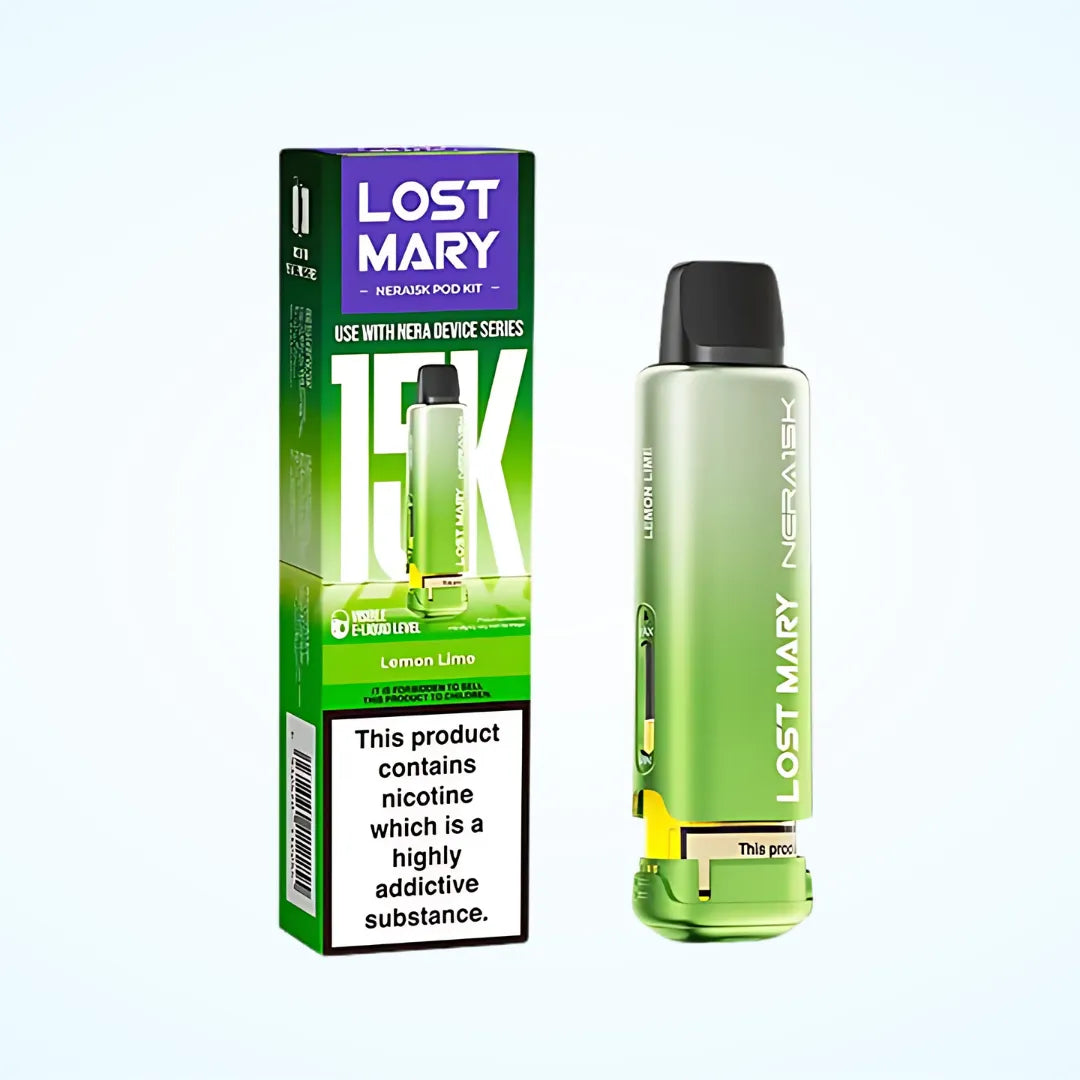 Lost Mary NERA 15K Puffs Pods Refill TPD 2% Nic - 5 Packs