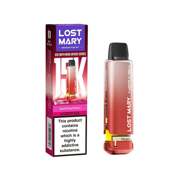 Lost Mary NERA 15K Puffs Pods Refill TPD 2% Nic - 5 Packs