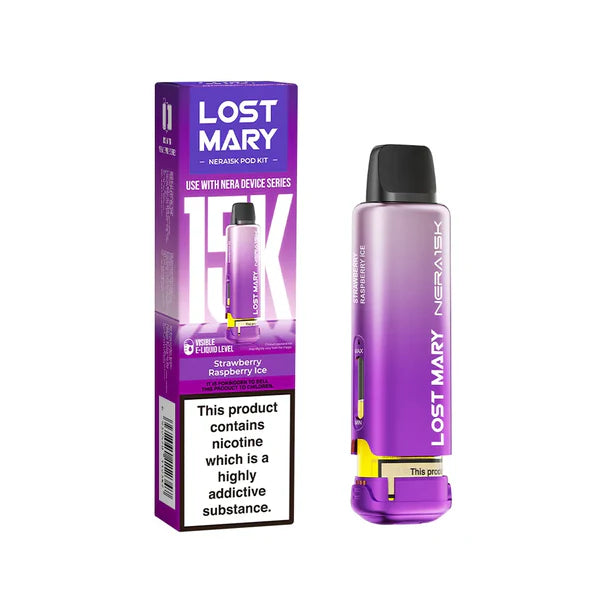 Lost Mary NERA 15K Puffs Pods Refill TPD 2% Nic - 5 Packs