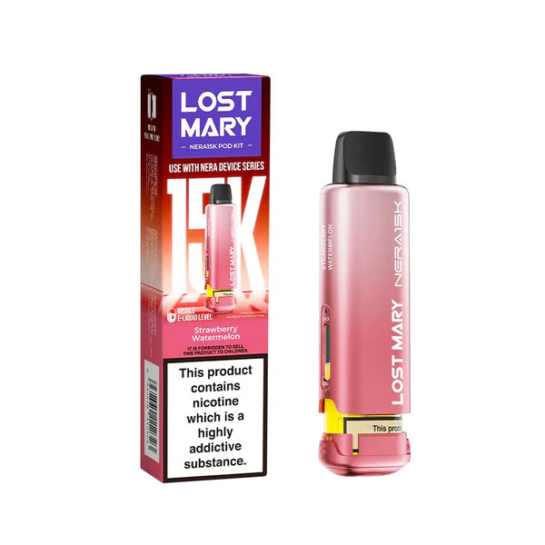 Lost Mary NERA 15K Puffs Pods Refill TPD 2% Nic - 5 Packs