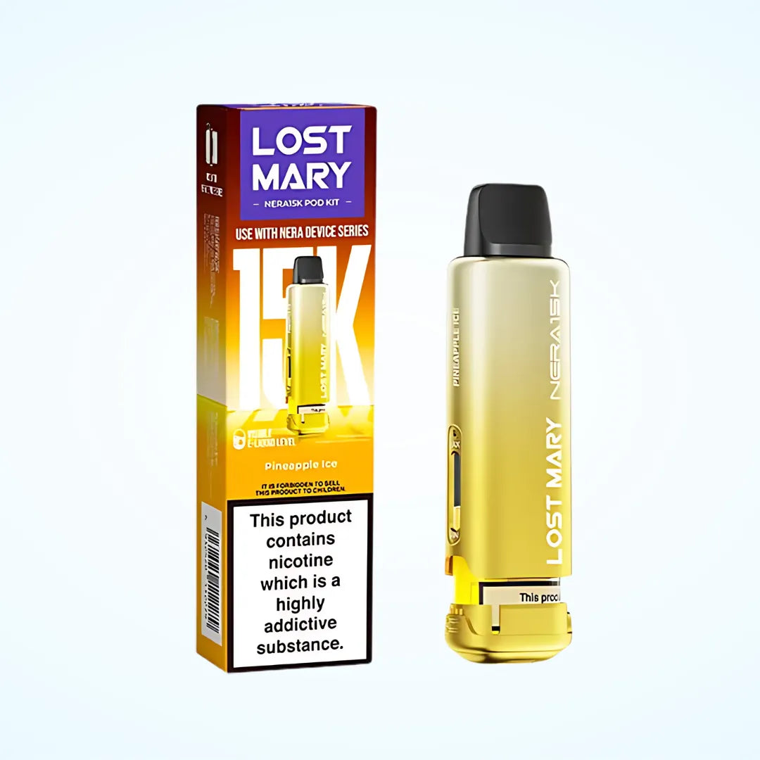 Lost Mary NERA 15K Puffs Pods Refill TPD 2% Nic - 5 Packs