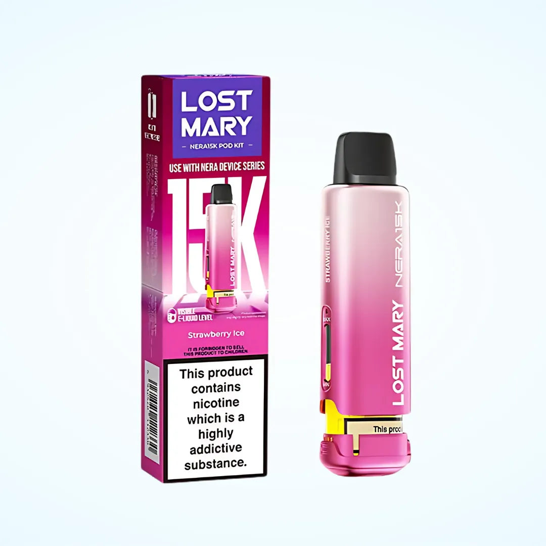 Lost Mary NERA 15K Puffs Pods Refill TPD 2% Nic - 5 Packs