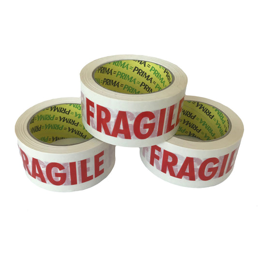 Fragile Tape – 6 Units | Durable Warning Tape for Safe Packaging