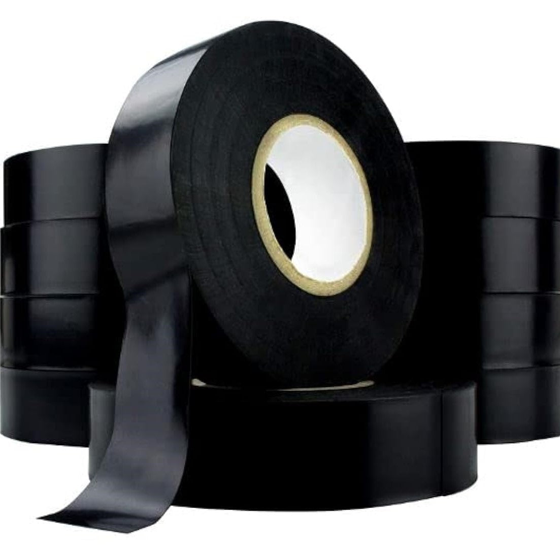 GSD 10M Black PVC Tape – 8 Pack