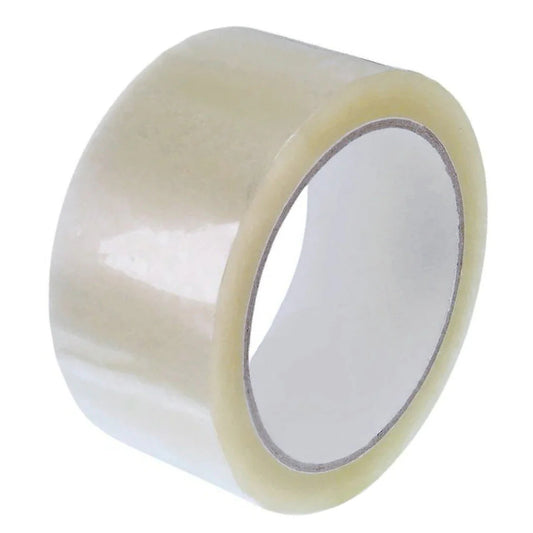 GSD 1” Clear Parcel Tape Roll – 12 Pack | Strong Packaging Tape for Secure Shipping