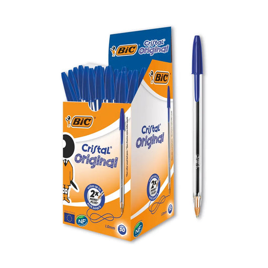 BIC Blue Pens – 50 Packs
