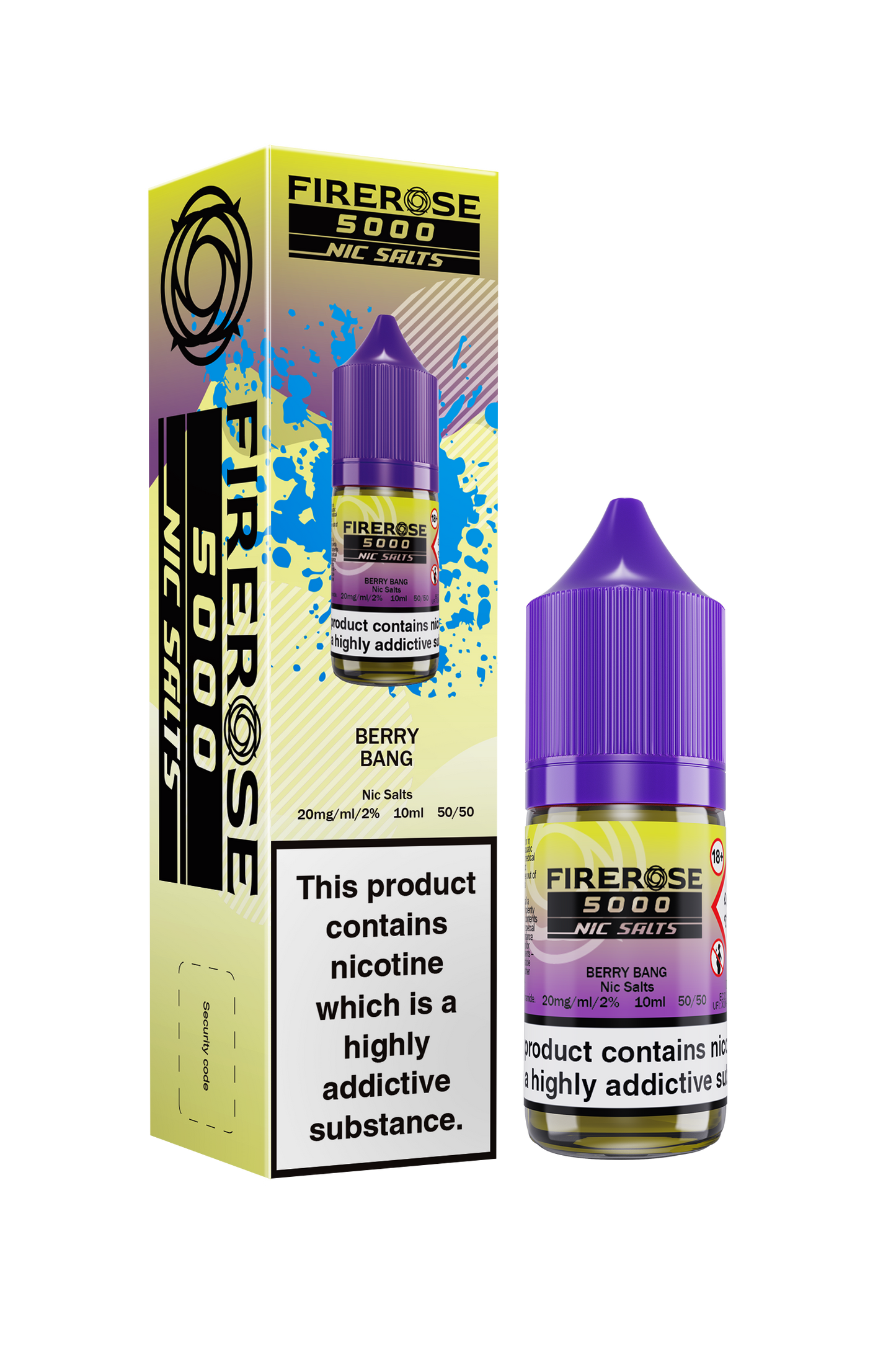 ELUX FIREROSE NIC SALT 20MG, 10 Packs