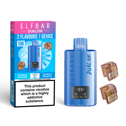 ELFBAR DUAL10K Puffs Kit, 2% Nic