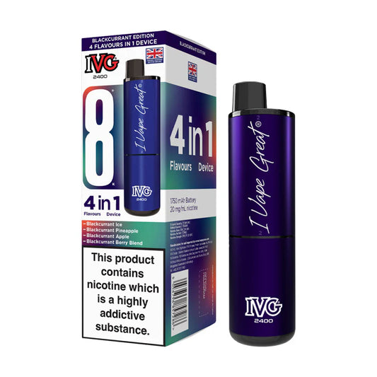 IVG 2400 Rechargeable Kit 2% Nic - 5 Packs