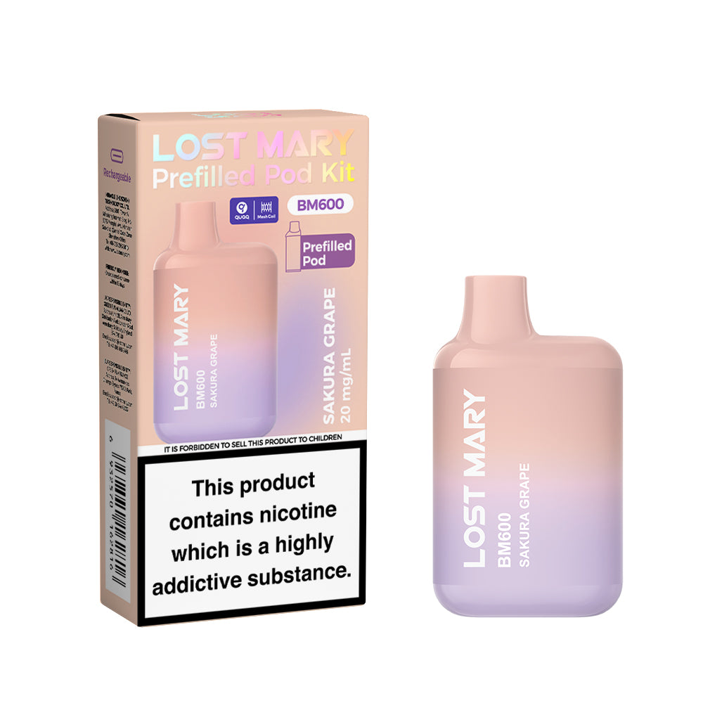 Lost Mary BM600 Prefilled Kit, 2% - 10 Packs