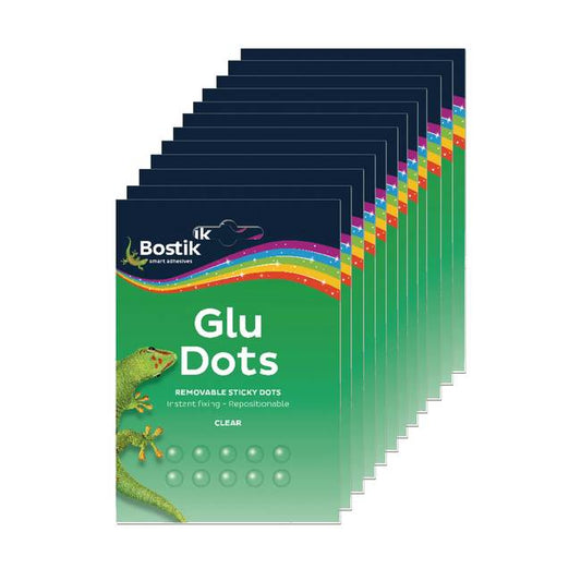 Bostik Glu Dots Clear – Pack of 12