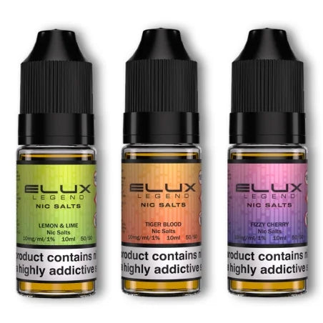 ELUX LIQ – 10MG, 1% Nicotine E-Liquid - 10 Packs