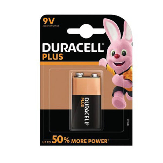 Duracell Plus Power 9V Batteries – Pack of 10 ( 1 X 10 Packs)