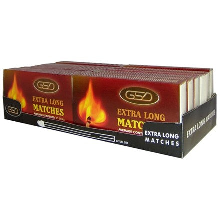 GSD Extra Long Matches – 12 Pack