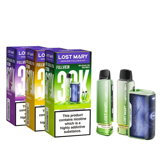 Lost Mary NERA 30K Full View, 30K Puffs, 2% Nic - 5 Packs