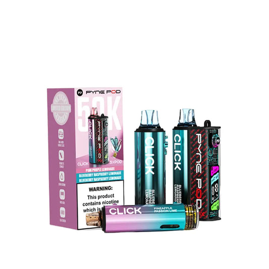 Pyne Pod Click 50K Kit, 2% Nic, 5 Packs