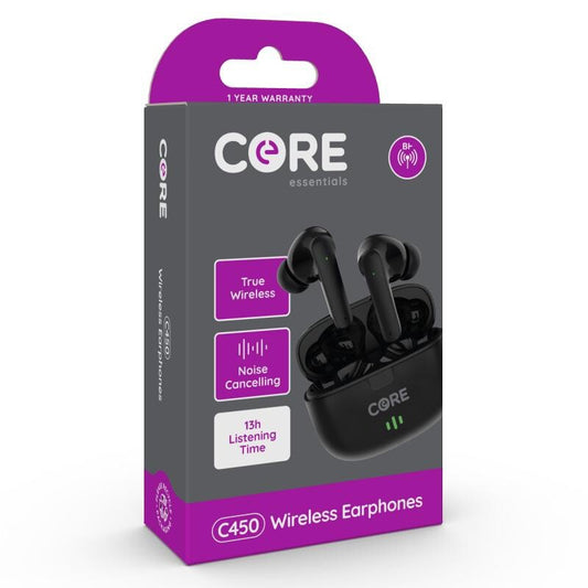 C450 Wireless Earphone | Bluetooth In-Ear Headphones with Mic & Deep Bass